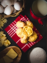 Pão de queijo e seus ingredientes